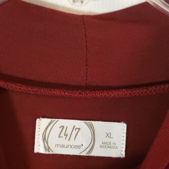 2 tone long sleeve top - Picture 3 of 4